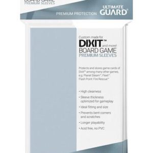 ultimate guard 90 premium sleeves 81x122mm dixit and more